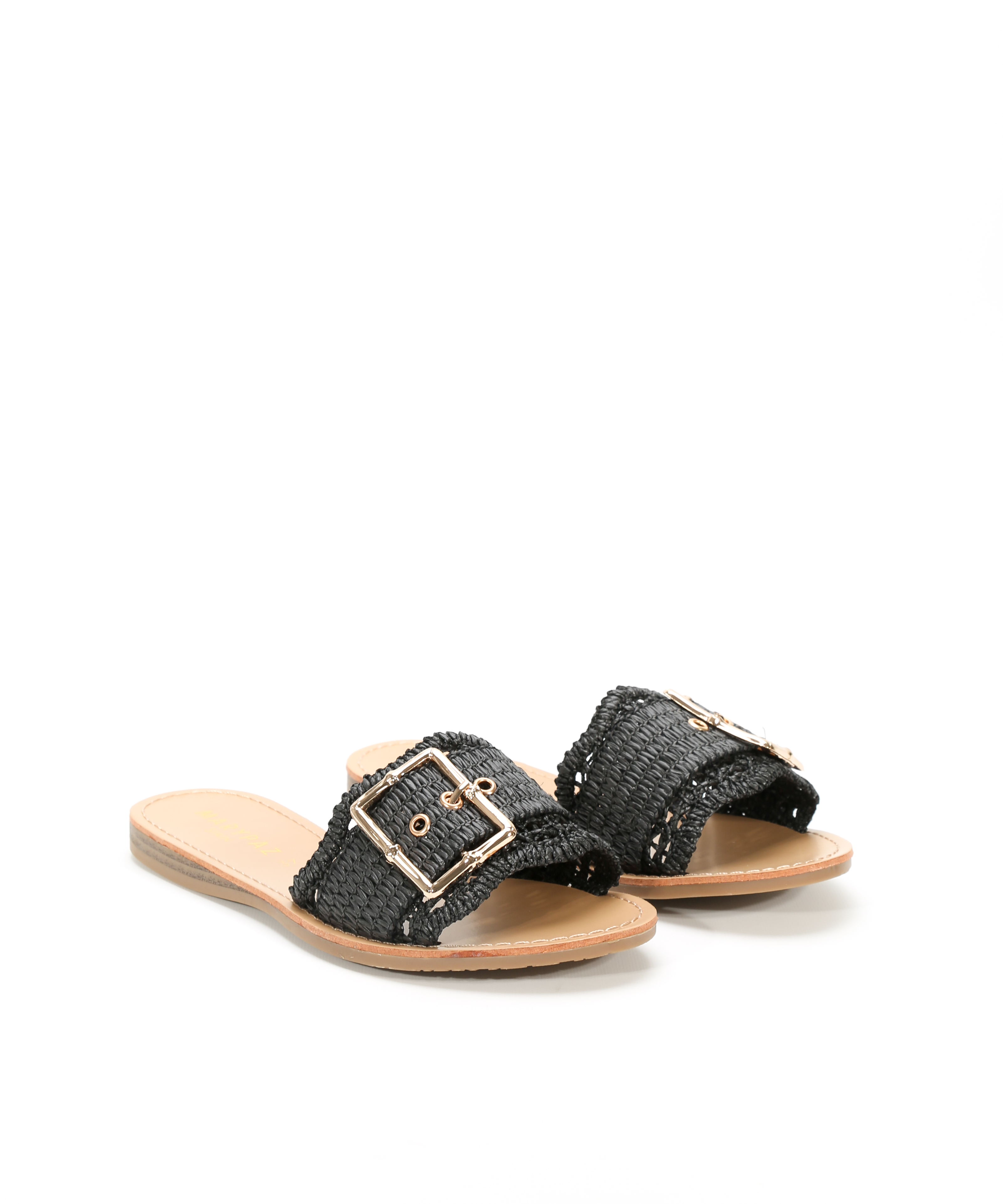 Sandalias planas hebilla image number null